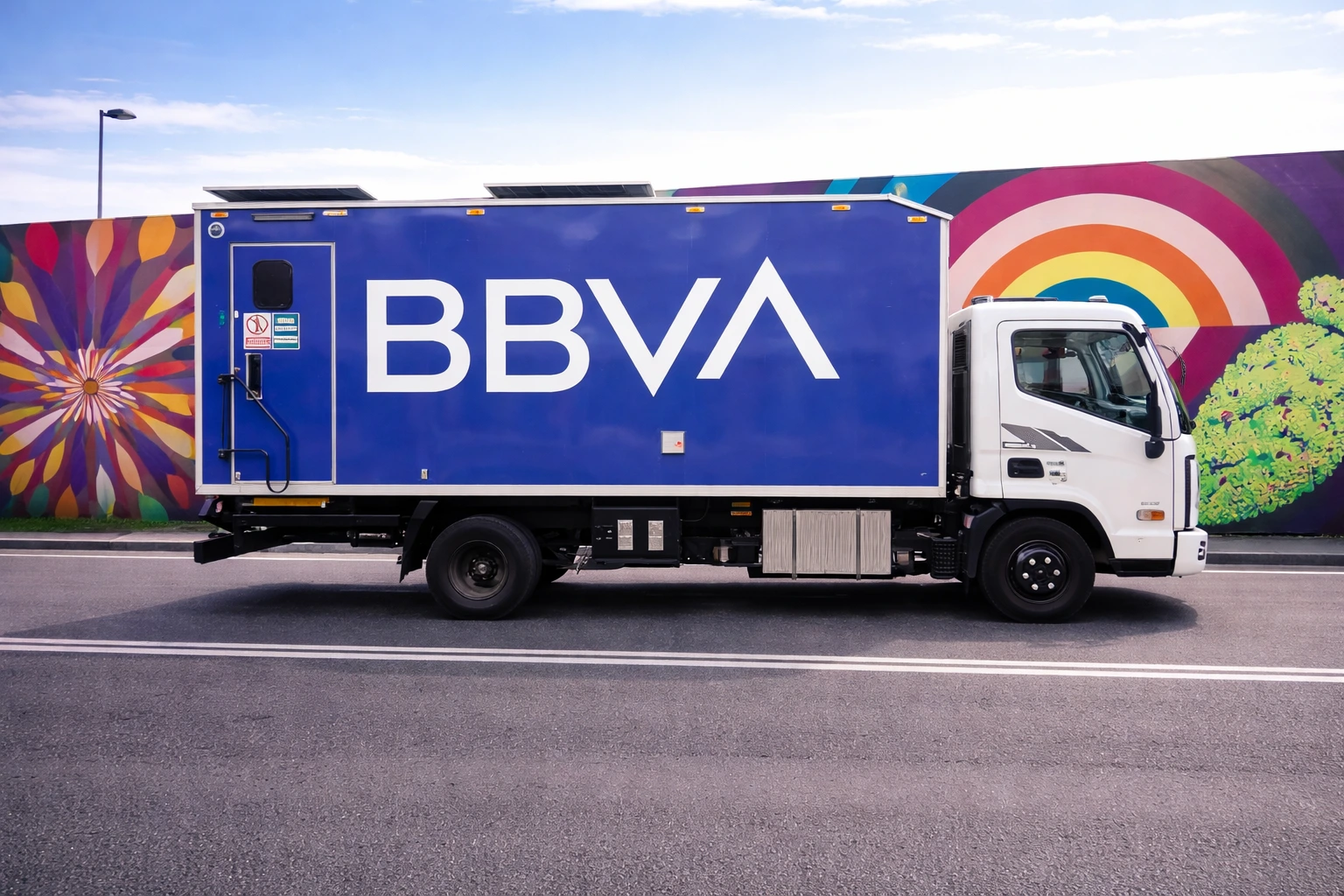 Unidad móvil BUSA para BBVA